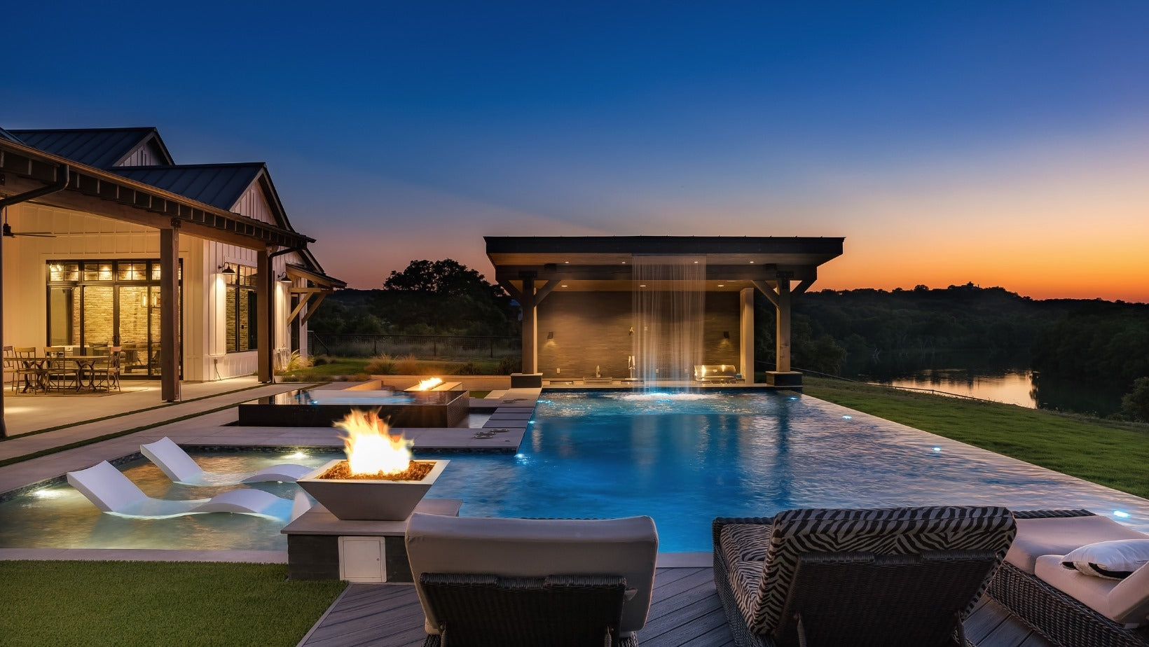 The Outdoor Plus Maya Fire Bowl - GFRC Concrete