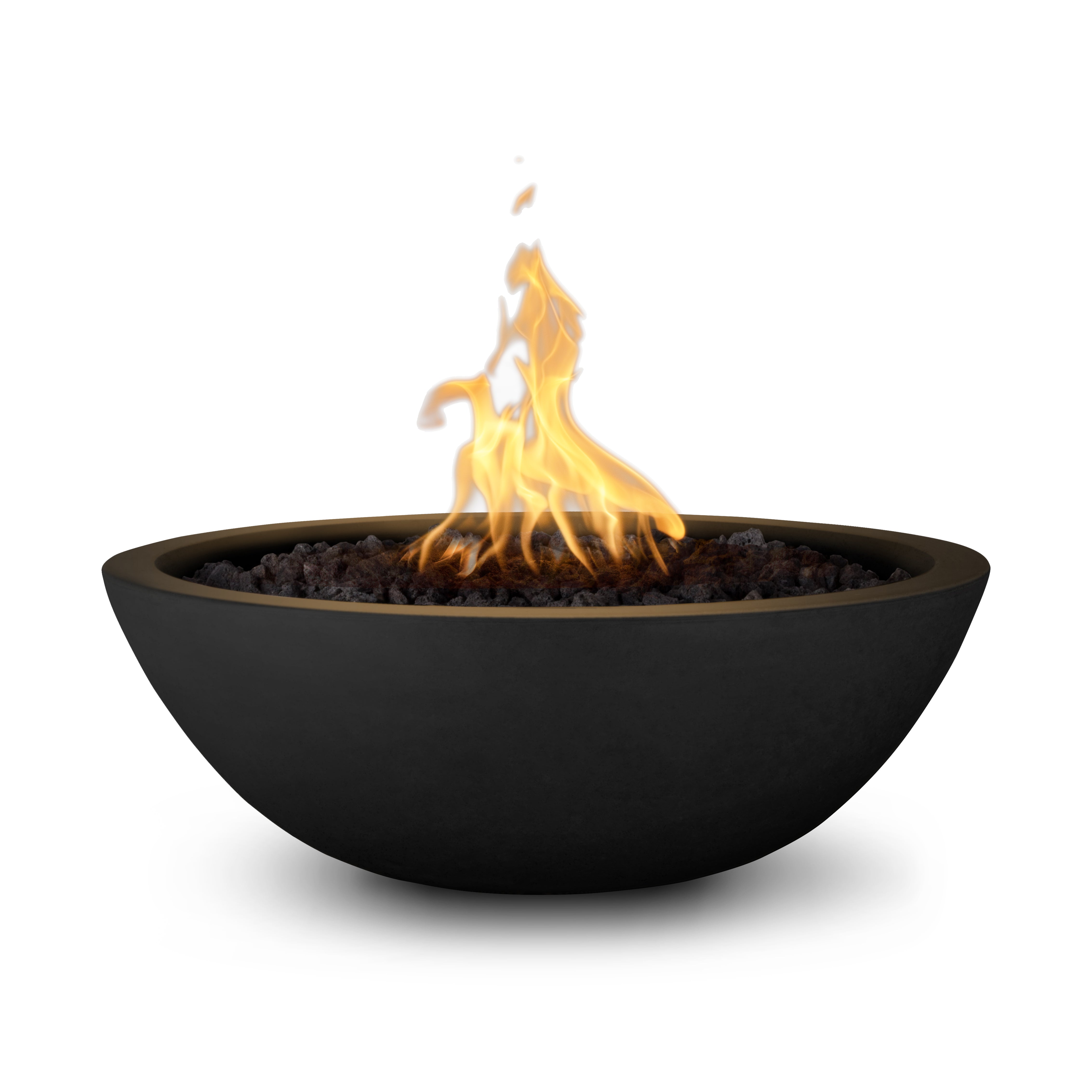 The Outdoor Plus Sedona Fire Bowl - Narrow Ledge - GFRC  Concrete