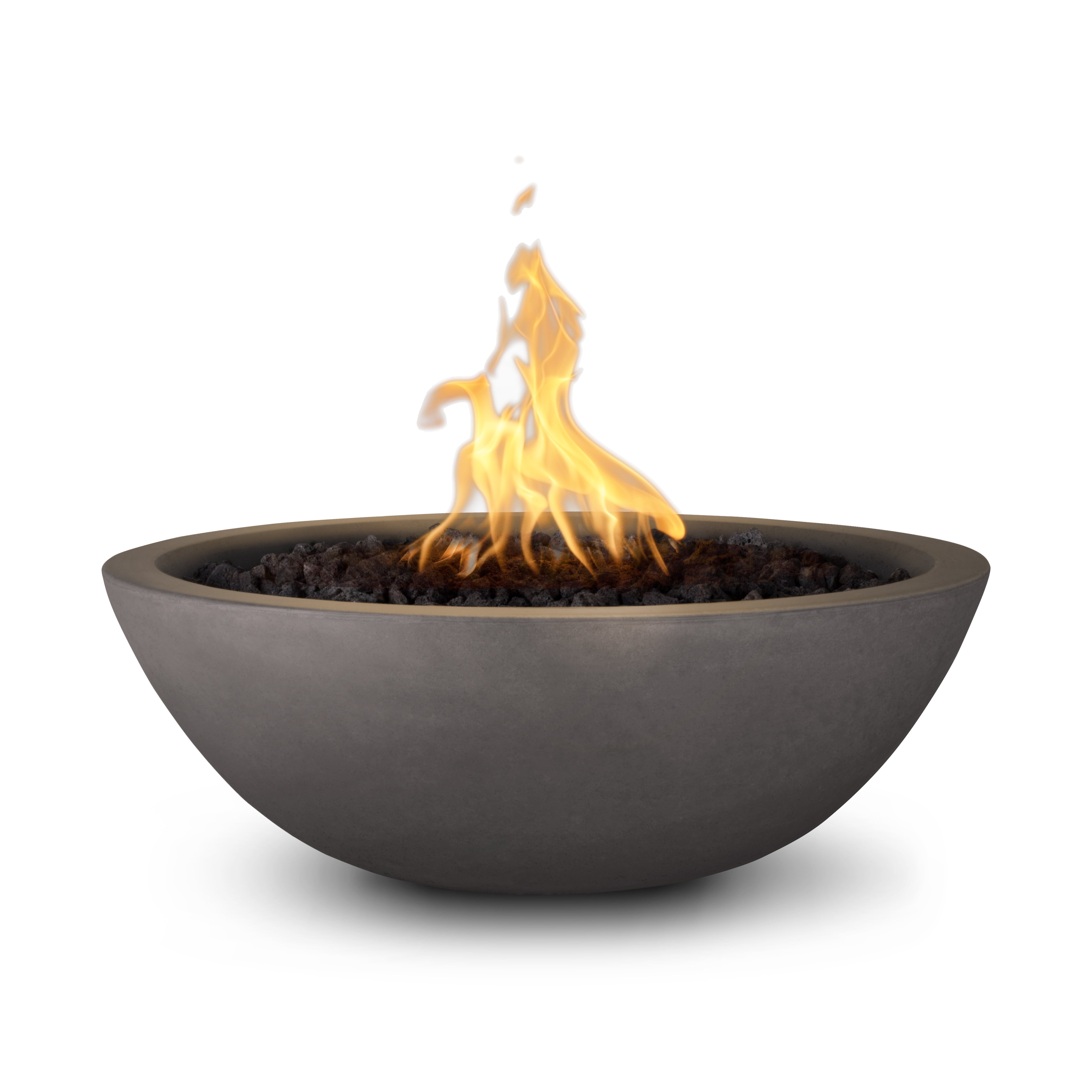 The Outdoor Plus Sedona Fire Bowl - Narrow Ledge - GFRC  Concrete