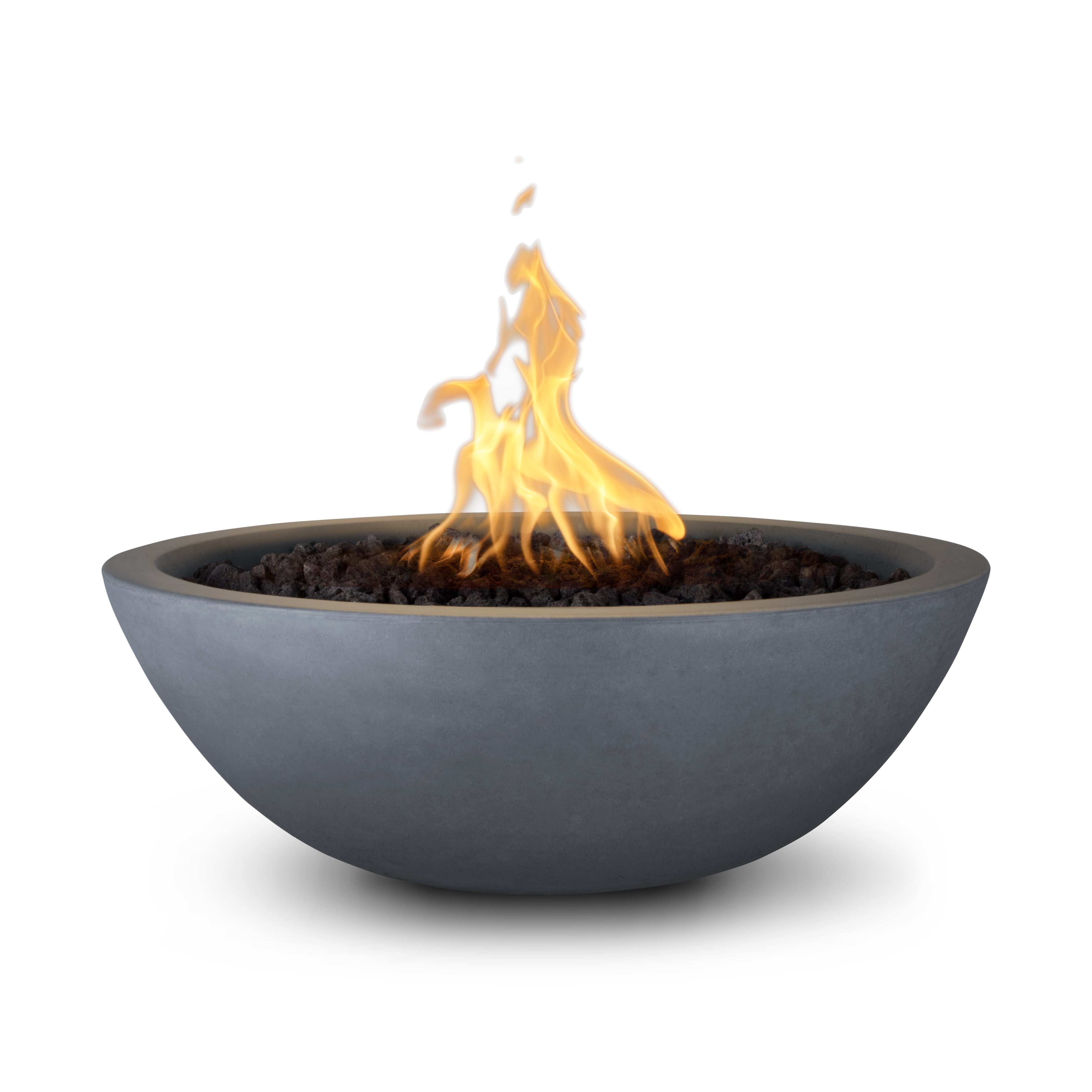 The Outdoor Plus Sedona Fire Bowl - Narrow Ledge - GFRC  Concrete
