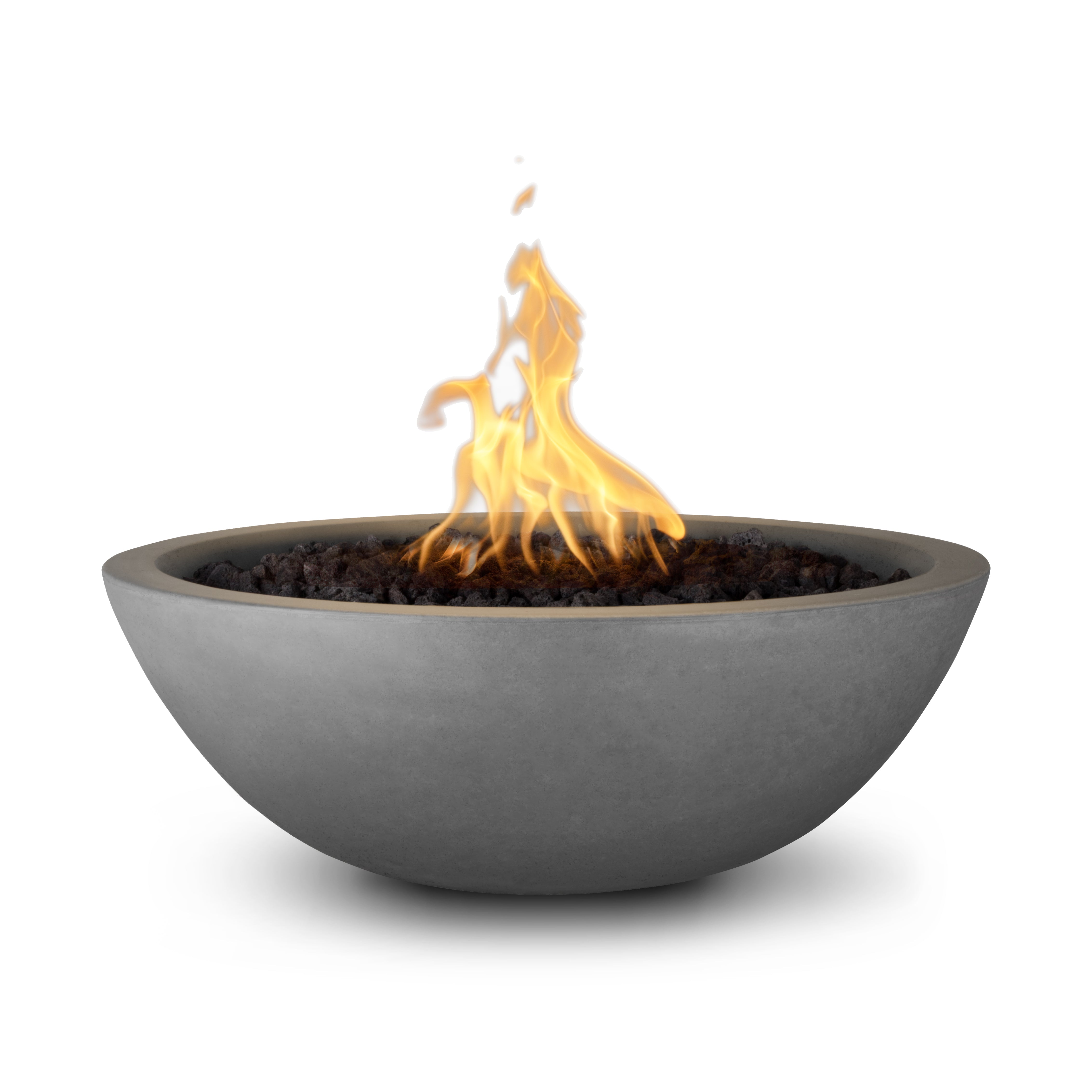 The Outdoor Plus Sedona Fire Bowl - Narrow Ledge - GFRC  Concrete