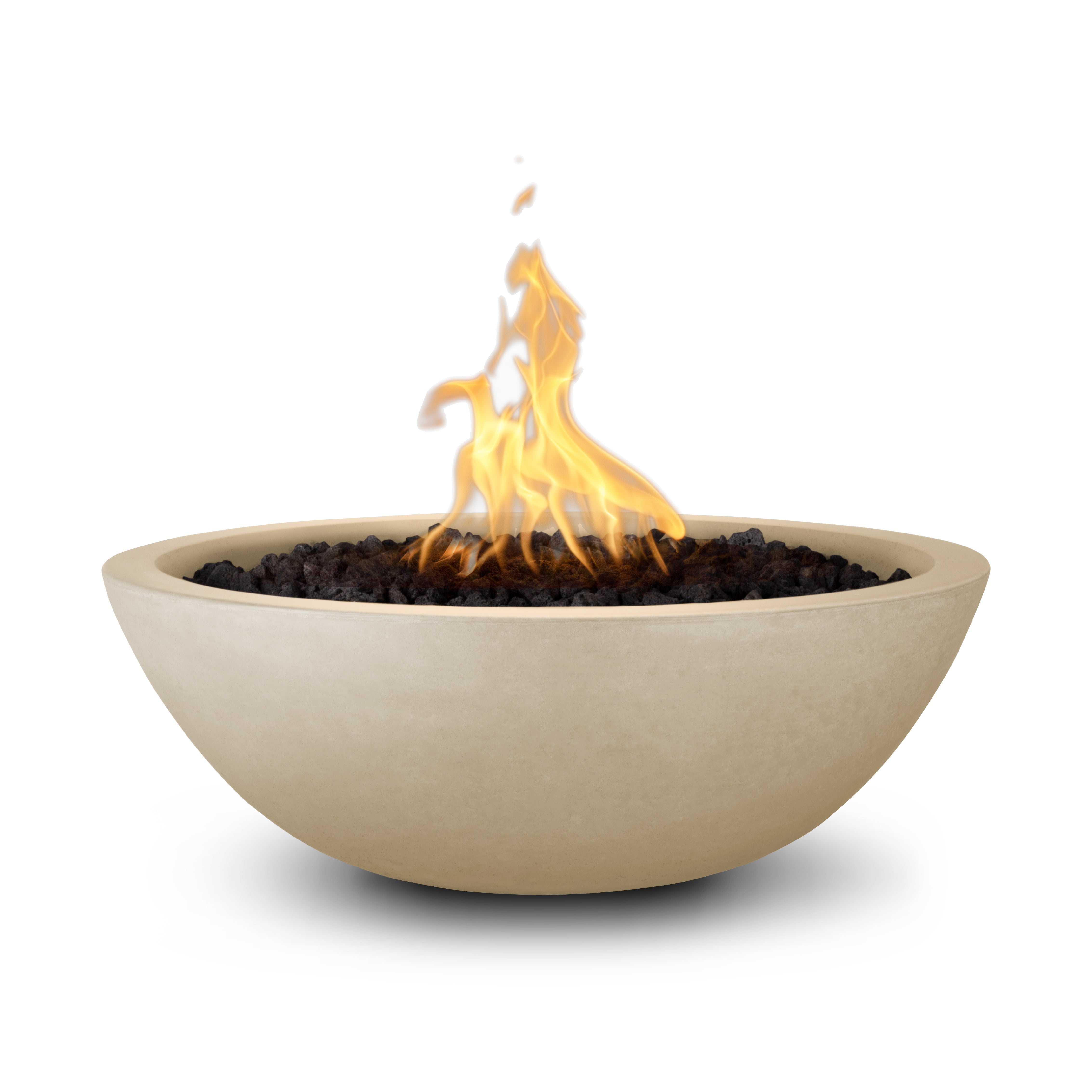 The Outdoor Plus Sedona Fire Bowl - Narrow Ledge - GFRC  Concrete