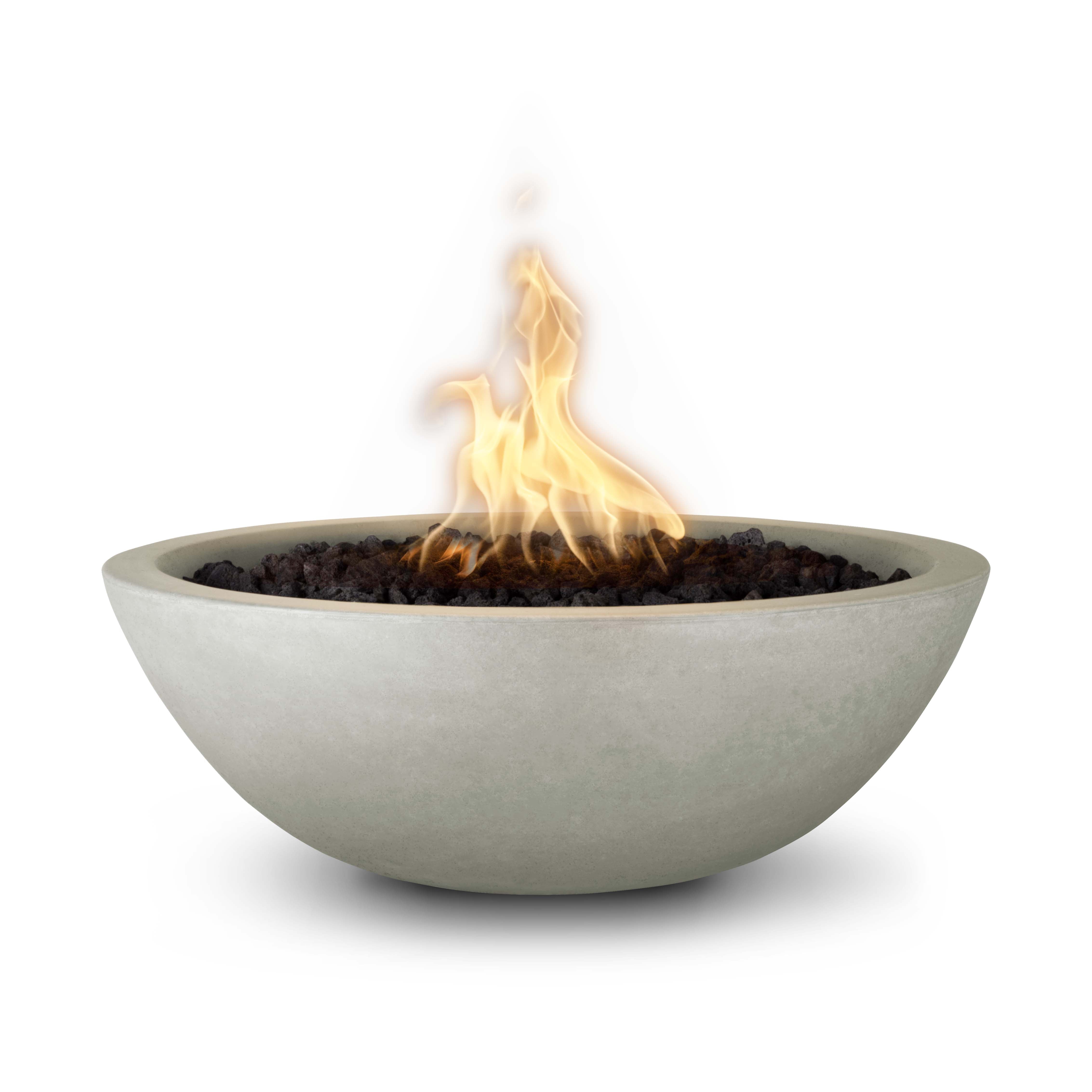 The Outdoor Plus Sedona Fire Bowl - Narrow Ledge - GFRC  Concrete