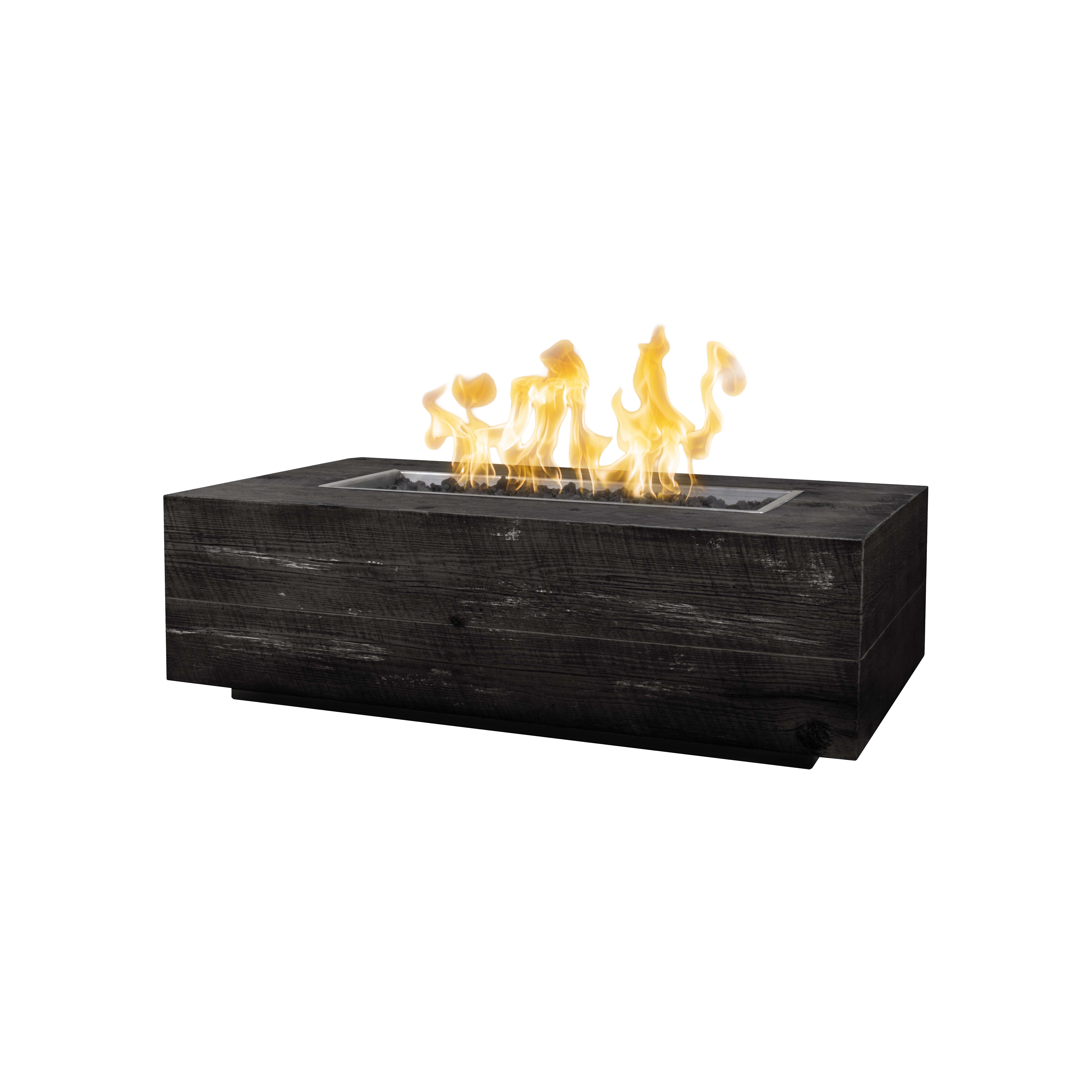 The Outdoor Plus Coronado Fire Pit GFRC Woodgrain